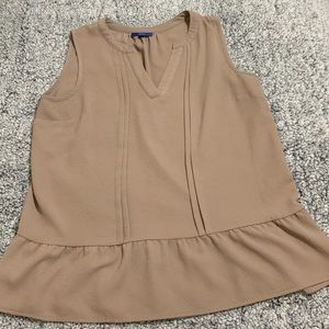 Tan Apt 9 Peplum Tank
